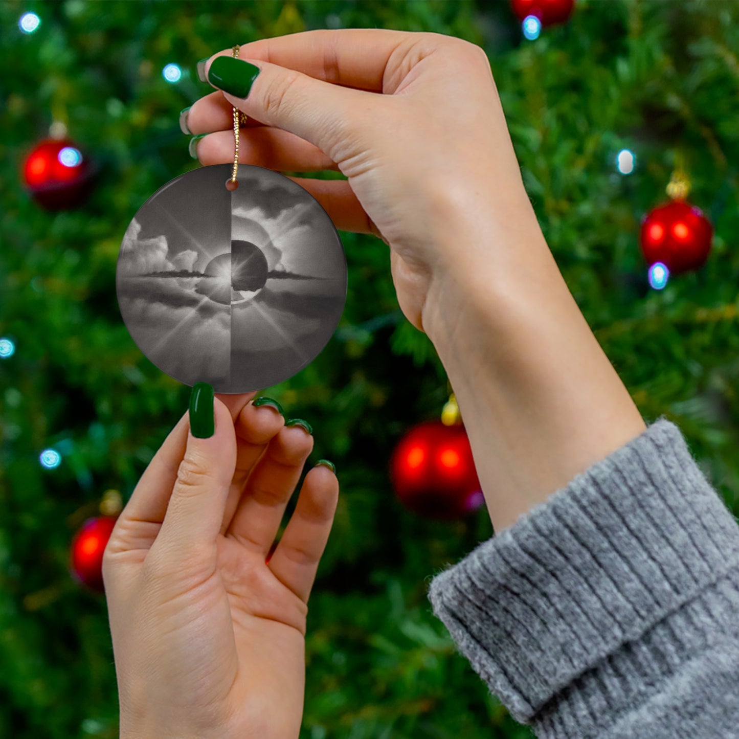 Festive Ceramic Disc